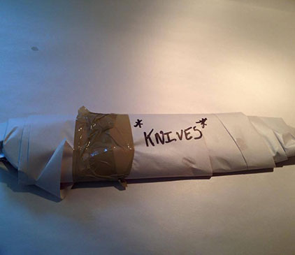 Home items carefully wrapped and labeled for safe and organized moving with Parkview Moving.