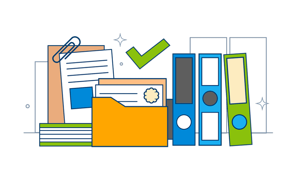 A file folder specially designed to keep important documents separate and secure during your move, ensuring easy access and organization.
